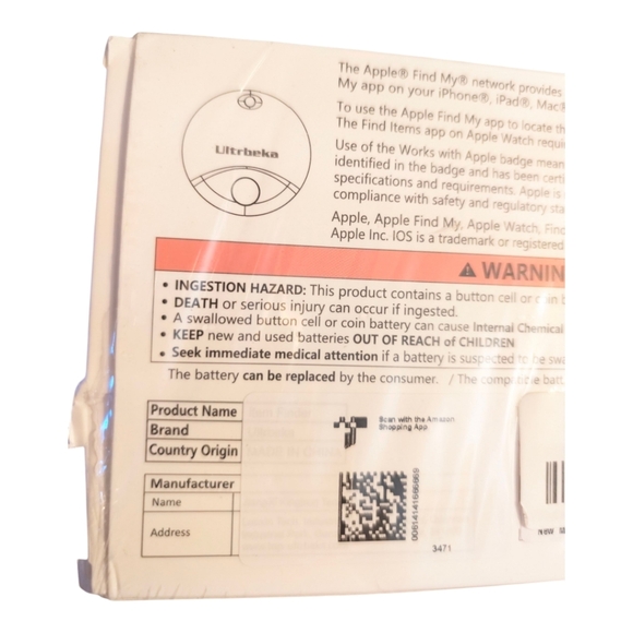 NIB Ultrbeka Smart Tracker 2-Pack (Apple Find My Compatible) - Picture 4 of 6